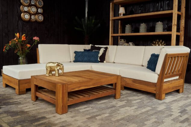 Luxe houten loungesets